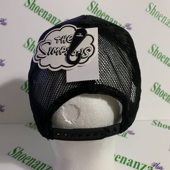 Mad Engine Hat The Simpsons Bart Don’t Have A Cow Man Snapback Trucker Black Cap - Picture 4 of 7